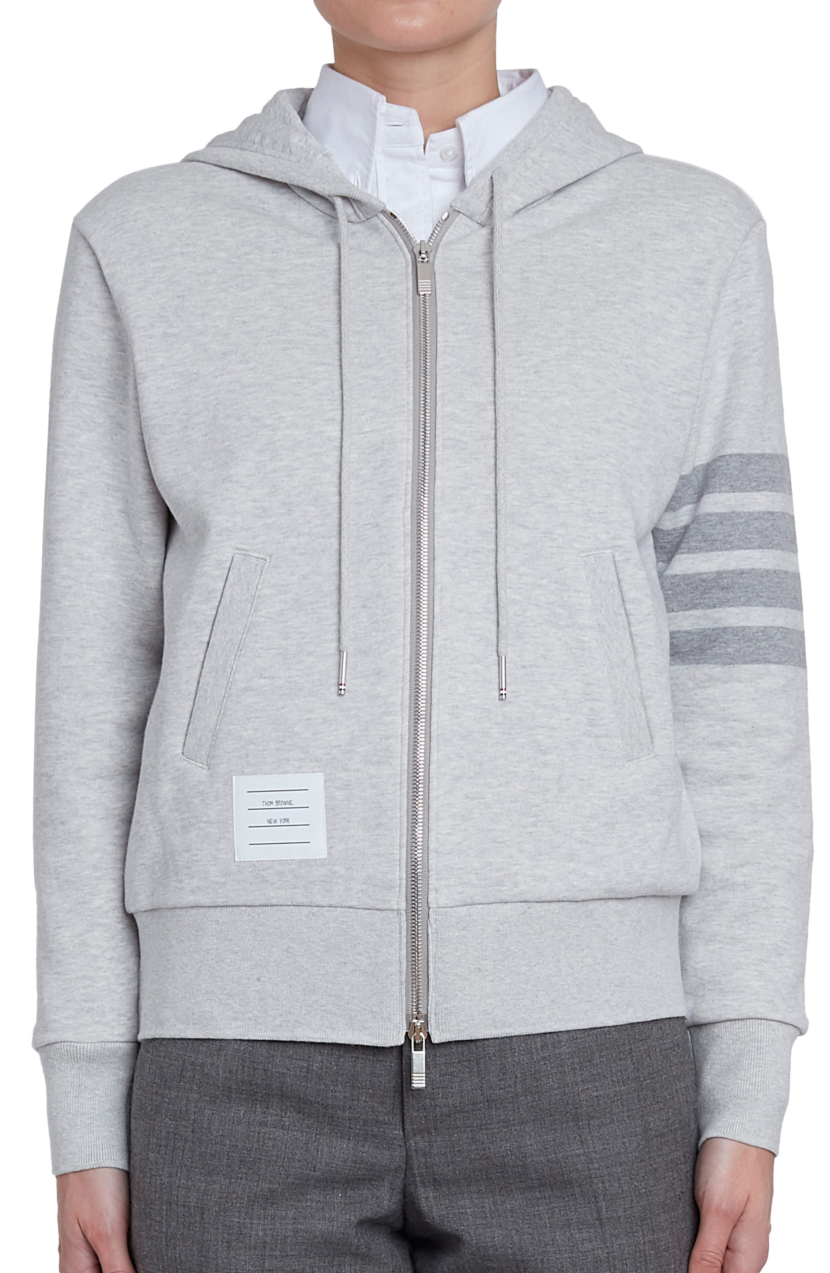 THOM BROWNE Men Women Round neck hoodie Sweatshirt coat THOM BROWNE Men Women Round neck hoodie Sweatshirt coat